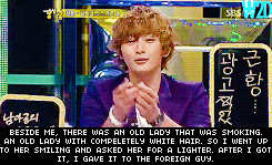 mandersyoo:  Since when does borrowing a lighter from an American mean you like them?