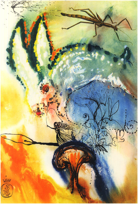 alltheworldsastage1995:Salvador Dali Illustrates “Alice in Wonderland”Part 1!!Peace & Love,Tanne