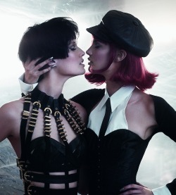 Sinolia:  “Lady Doll” For Muse Magazine #29 Spring 2012 With Toni Garrn And Kendra