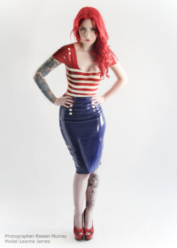 ddscharlie:  Red white and blue latex?????