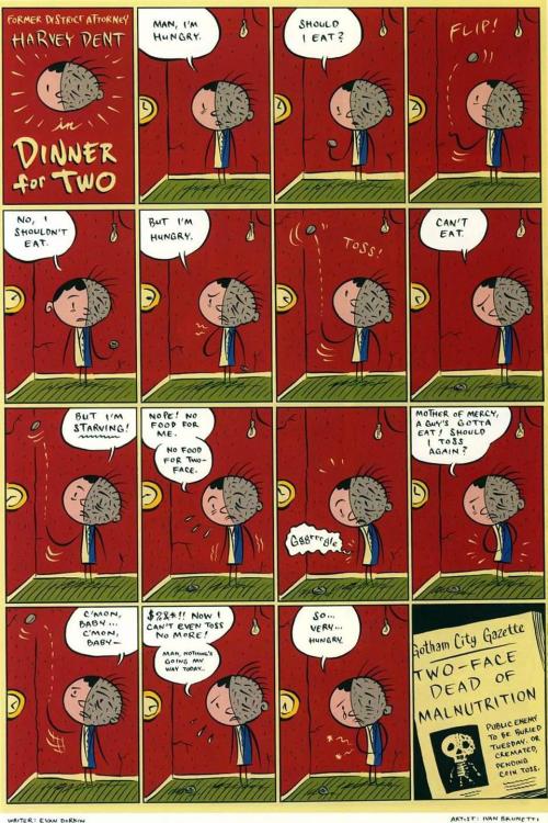 Two-Face by Ivan Brunetti and Evan Dorkin