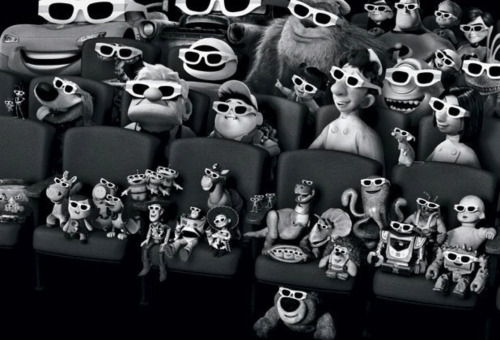 andthenwedance: This beautiful! Look at them all watching the movie! :D