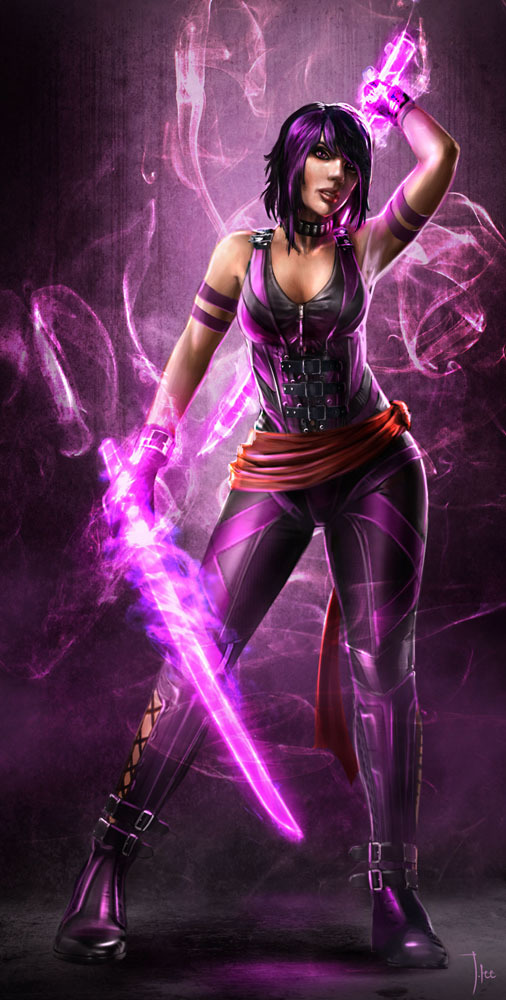 snikette:  Polaris, X-23, Psylocke by Jonathan Lee  