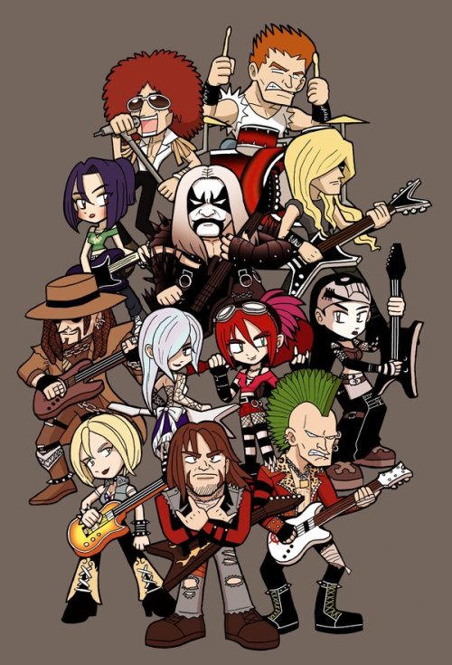 Awesome guitar hero girls