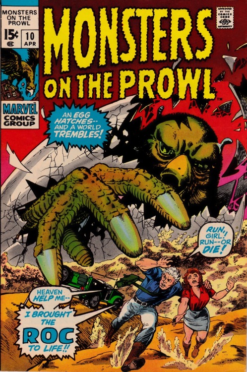 “The ROC”Monsters On The Prowl #10 - Marvel Comics, April, 1971