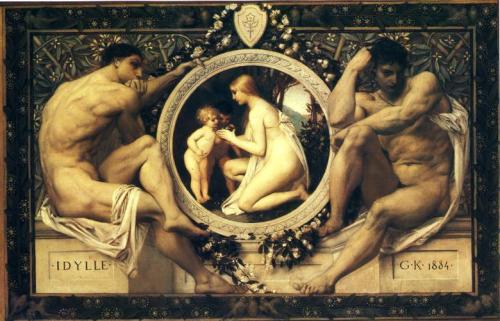 phassa:  Klimt, Gustav - Idylle  
