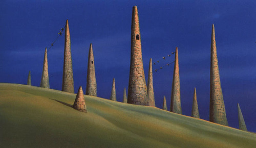 animationtidbits: Nausicaa - Backgrounds