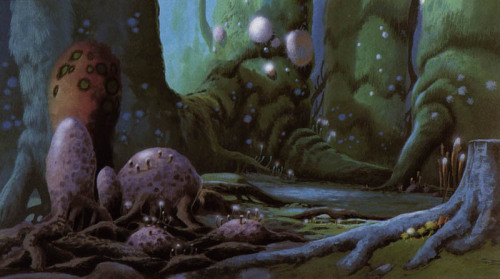 animationtidbits: Nausicaa - Backgrounds