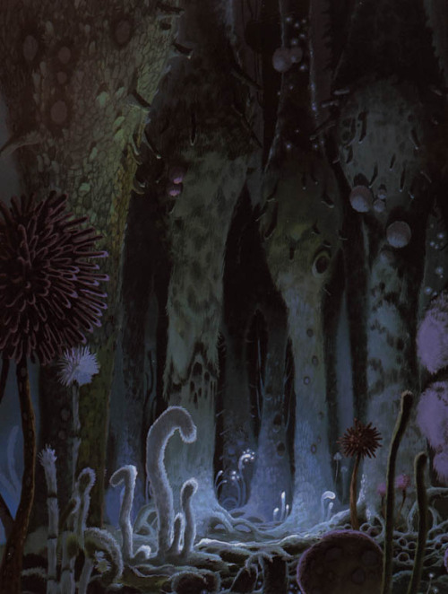 animationtidbits: Nausicaa - Backgrounds