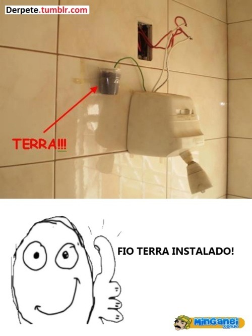 Como instalar um fio terra