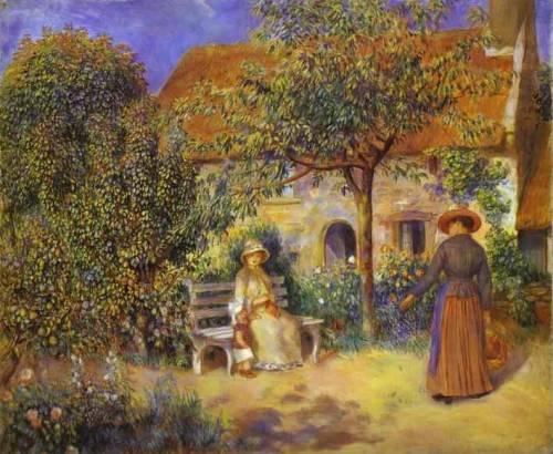 Pierre-Auguste Renoir: Garden Scene in Britanny (1886)