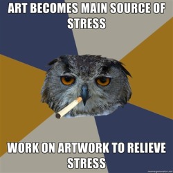Fuck Yeah Art Student Owl