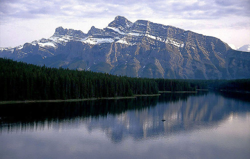 Mount Rundle Reflection by justb on Flickr.