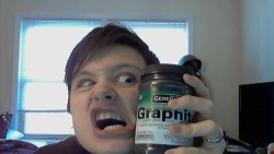 Also I bought graphite dust to play with