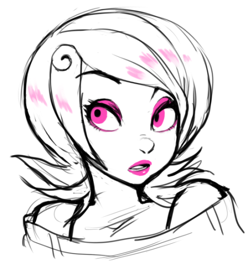 kiwibutt:sketchysketchy~ uvuoops she has no ears.