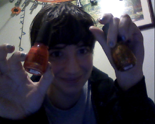 I just got Hunger Games nail polish from adult photos