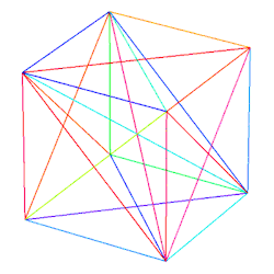 beesandbombs:  kolorkube   Quiz: How many triangles can you count?DA