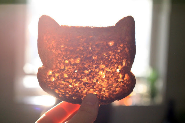 Meow toast.
Photo by ©Fit to be Seen.