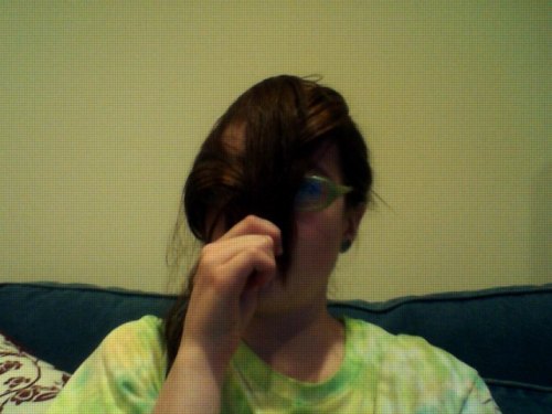 I don’t think my ponytail’s long enough…