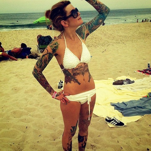 fit-n-tatted:  One more thinspo for the night.
