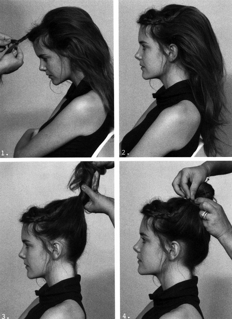 spacebuns:  Imogen Morris Clarke, hair by Renya Xydis 