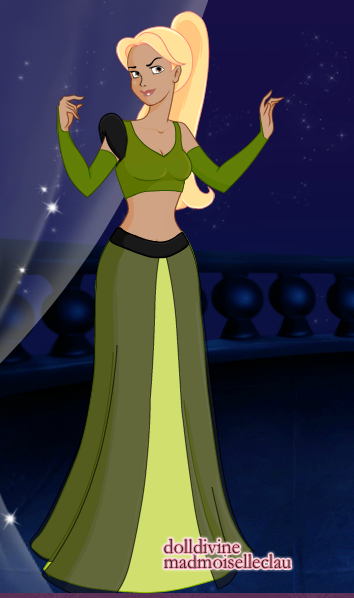 Disney Princess Artemis, Young Justice tv show style.