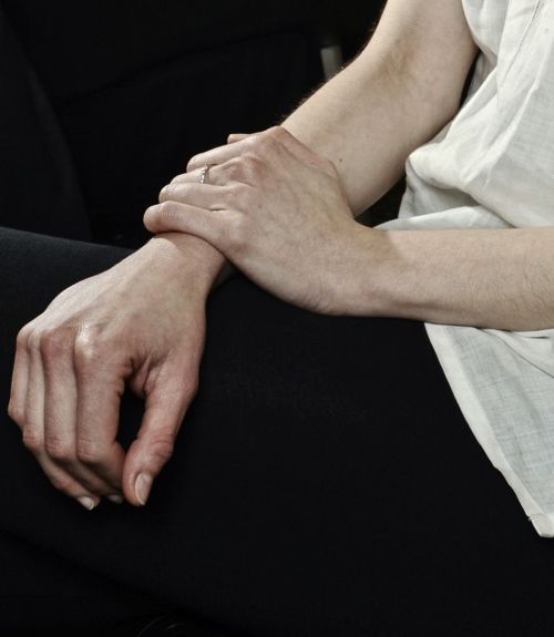 theflyingcup:   Mariacarla’s hands, backstage at Prada  
