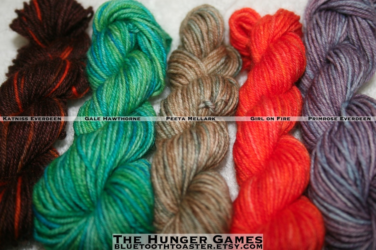 bluetoothtoaster:   Fandom Yarn Giveaway! To preview my upcoming shop update on etsy,