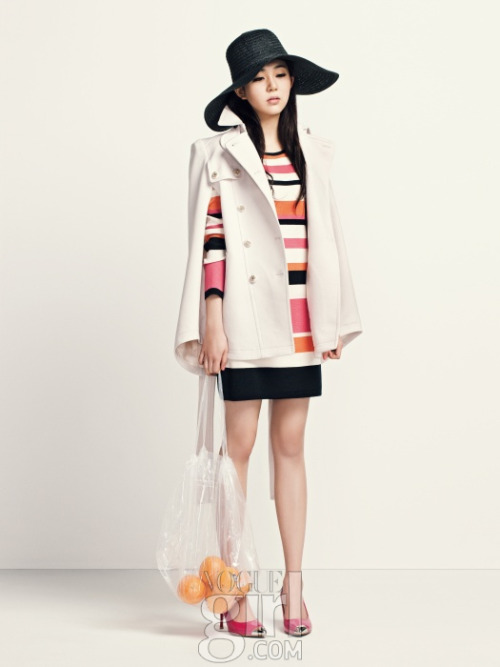 Baek Jin Hee (korean actress) for Vogue Girl Korea - March 2012 Issue See the rest of the photoshoot