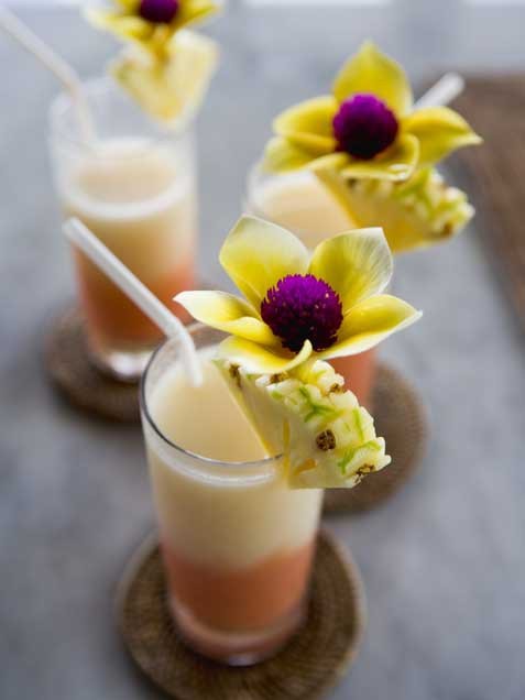 Melon Mango Melodies
Summer’s melons are sweet and refreshing—a perfect base for a soothing cocktail in the sultry heat. Taste the tropical twist with the addition of sweet mango and tangy pineapple. With a dash of coconut water, it’s delightful and...