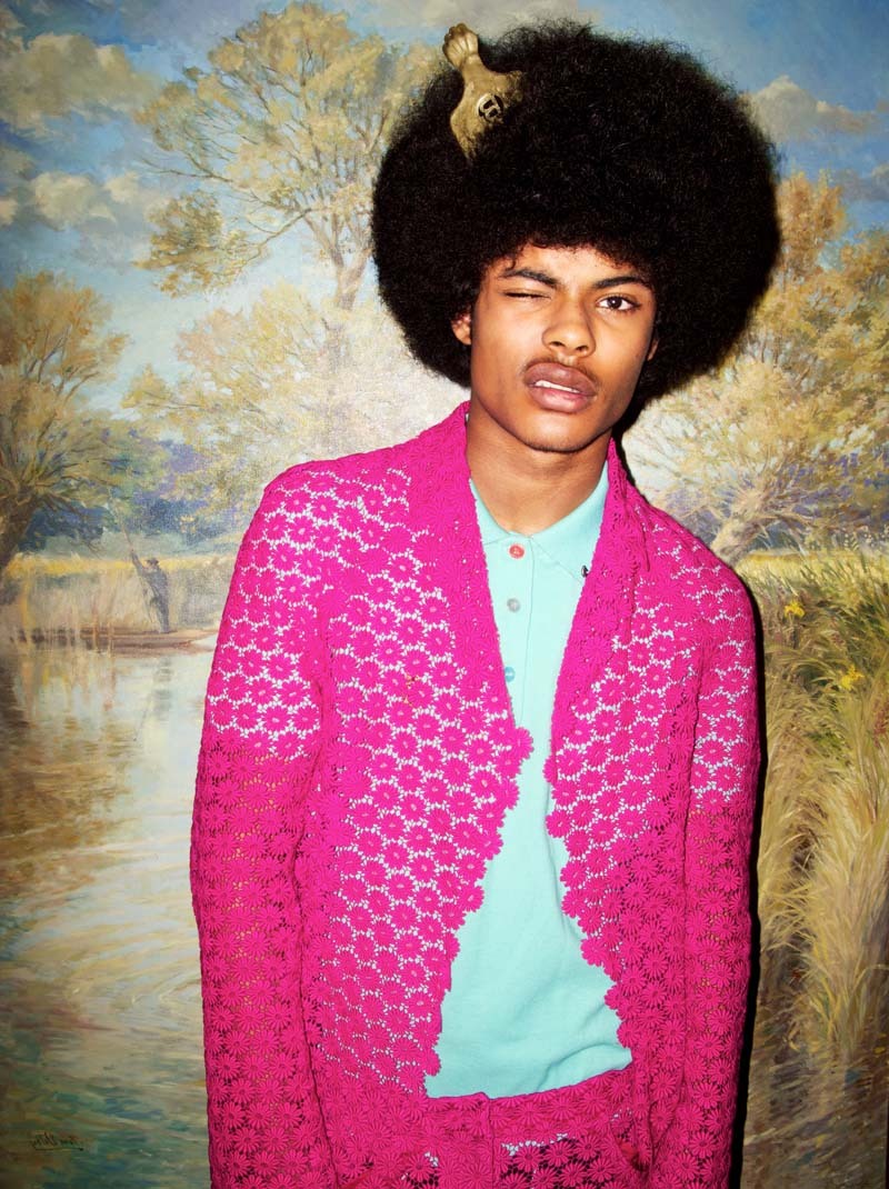 ohthentic:  modelsofcolor:  Kyle Forde for i-D Magazine. Photographed by Kate Bellm