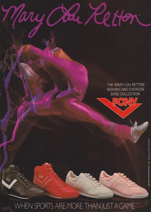 A stunning 80s advertisement featuring a sexy dancer wearing a tight catsuit.