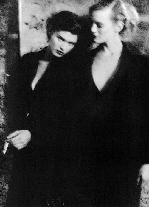 e-look:  “Starry Evening Ideas” Photographed by Deborah Turbeville for Vogue Italia, September 2000. 