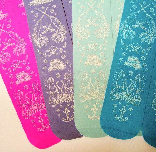 Piratetights in new pastel + neon colours.