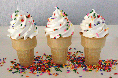 the-unashamed-food-lover:  Ice Cream Cone Cupcakes (click photo for the recipe) 