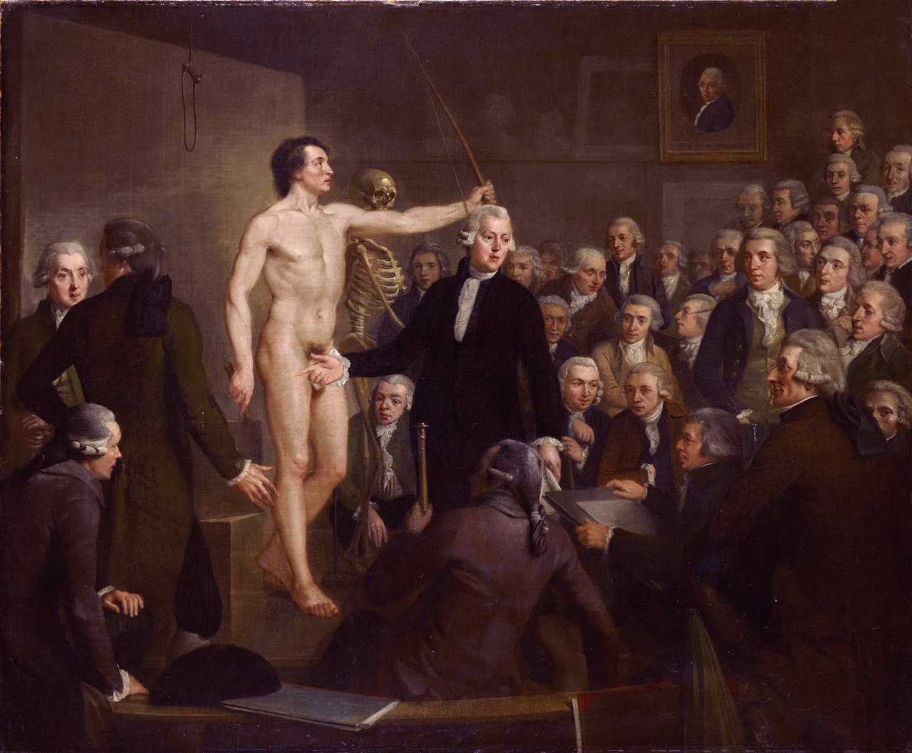 necspenecmetu:  Adriaan de Lelie, Andreas Bonn Lectures the Drawing Academy of the
