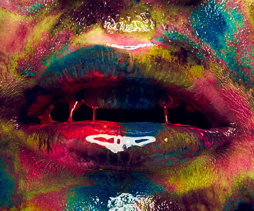 Porn photo colorsandhappiness:  rainbow lips  