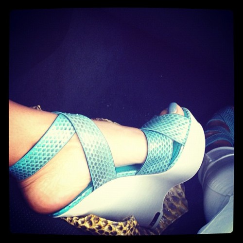 Toes perfect on Evelyn Lozada