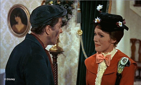 practicallyperfect-marypoppins:[I present you.A new Mary Poppins reaction gif.For all the red coat b