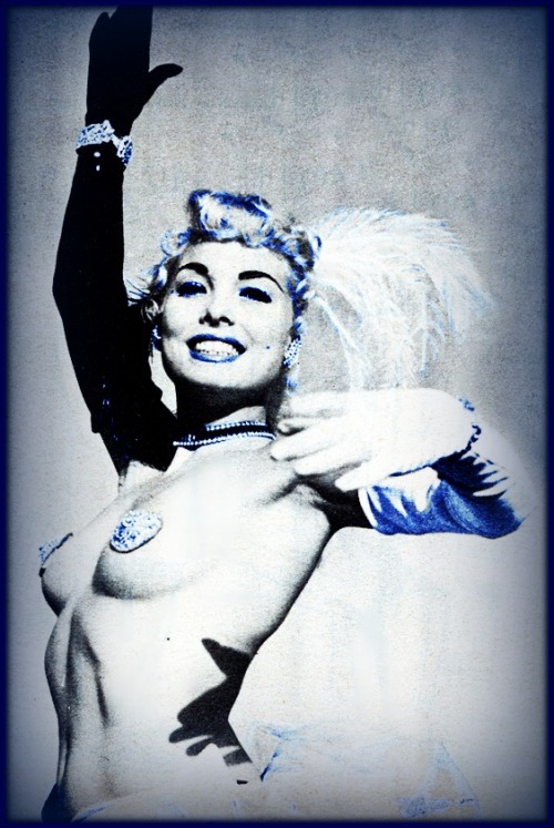 Lee Sharon Burlesque DancerGee Whiz magazine 1959