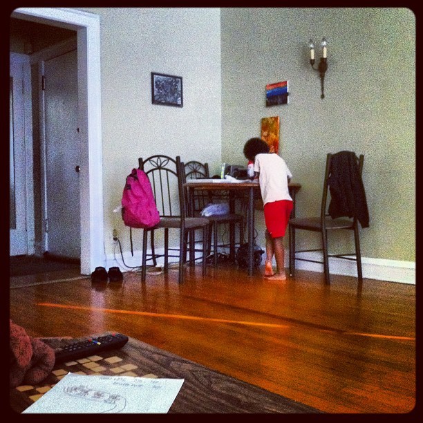 Homework flow.  (Taken with instagram)