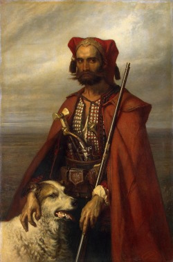 Necspenecmetu:  Louis Gallait, Sentinel The Croat, 1854 