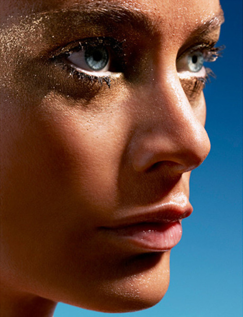 Carolyn Murphy by Emma Summerton for W Magazine (April 2012) Editorial: Gold Digger