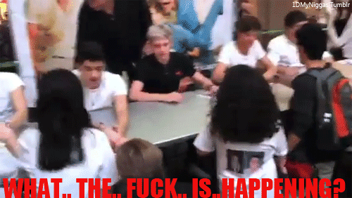 potatoesforhoran:  theonlywayistowardsonedirection:  She disappeared like magic haha  i love how zayn is like ‘wait don’t fall’ in the last one lolol 