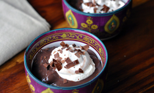 chickeninthebreadpan:Dreamy Chocolate Pudding