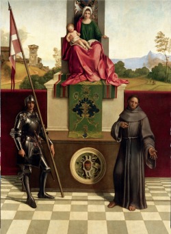  Giorgione - The Castelfranco Madonna,