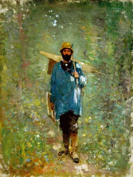 windypoplarsroom:  Nicolae Grigoresky “Andreescu la Barbizon” 