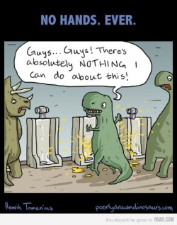 9gag:  Another things T-rex can’t do. 