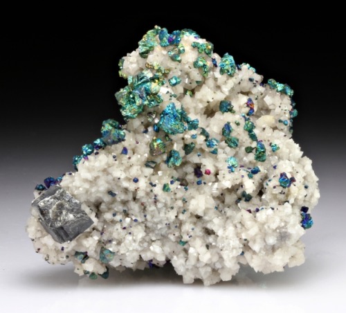 mineralia:  Chalcopyrite with Dolomite from Missouri by Dan Weinrich 
