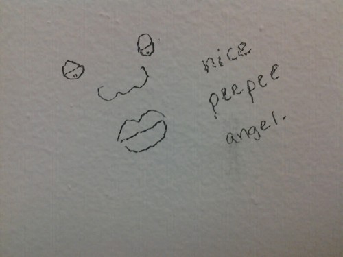 baddragonborn:  This was in the school bathroom.